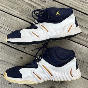 Men’s Vintage retro Jordan Jump man  Navy high top Sneakers size US 13